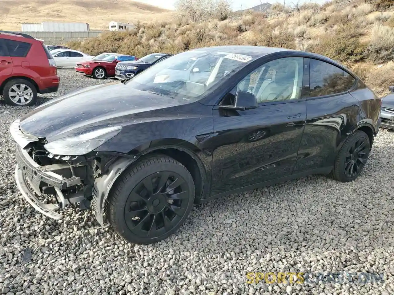 1 Photograph of a damaged car 7SAYGDEE3NF535040 TESLA MODEL Y 2022