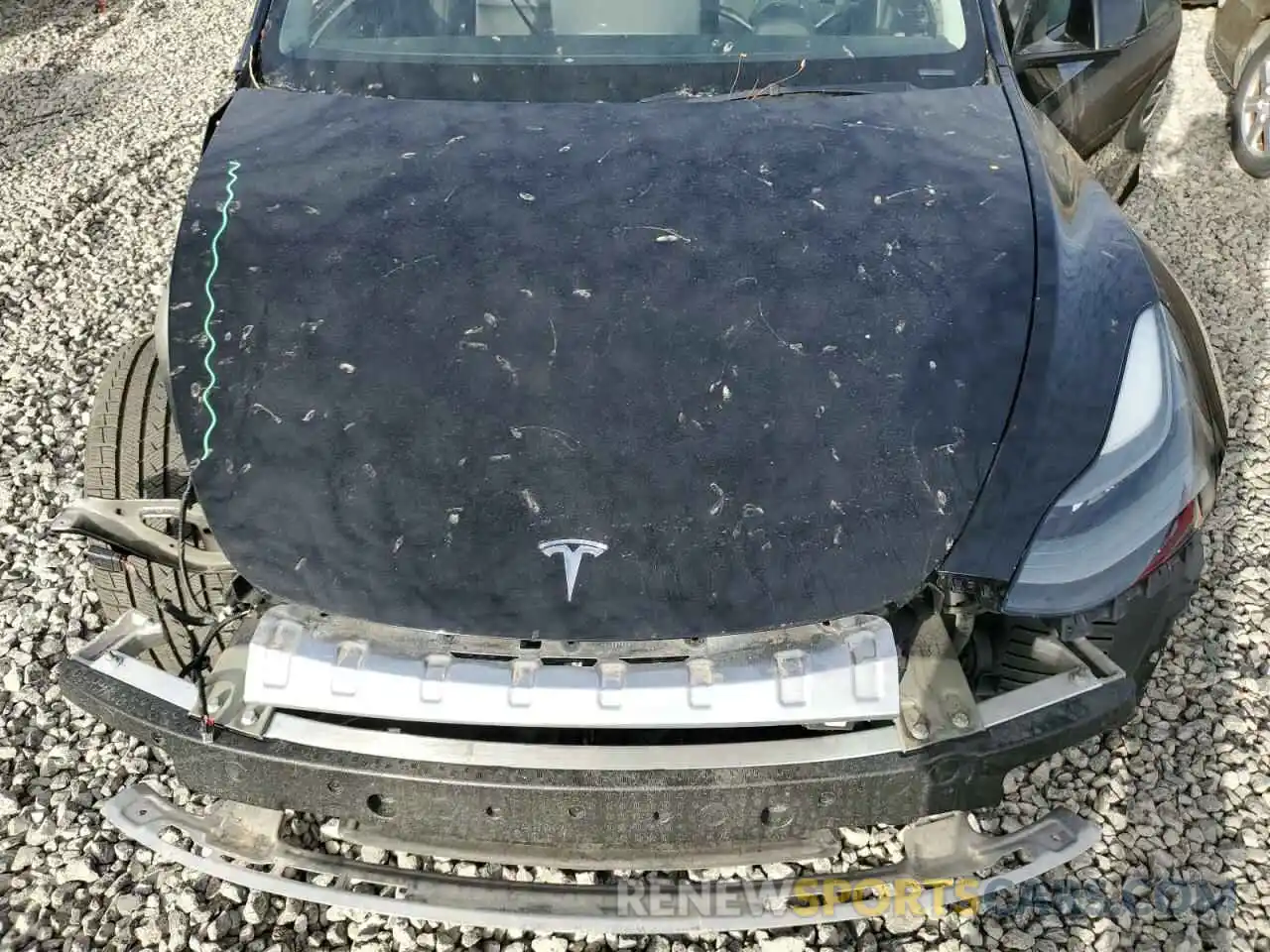 11 Photograph of a damaged car 7SAYGDEE3NF535040 TESLA MODEL Y 2022