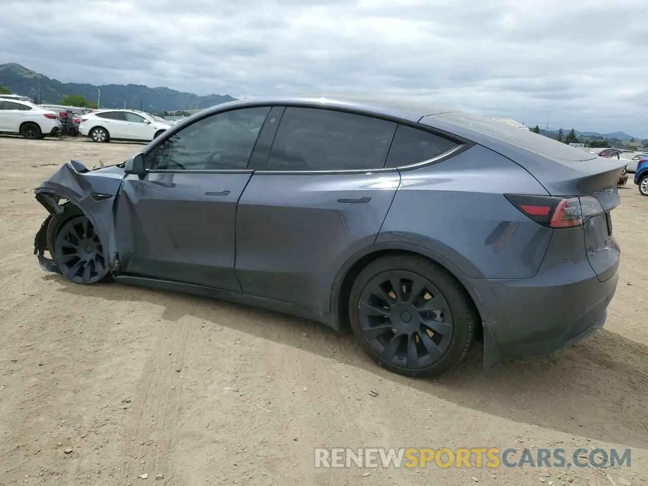 2 Photograph of a damaged car 7SAYGDEE3NF551917 TESLA MODEL Y 2022
