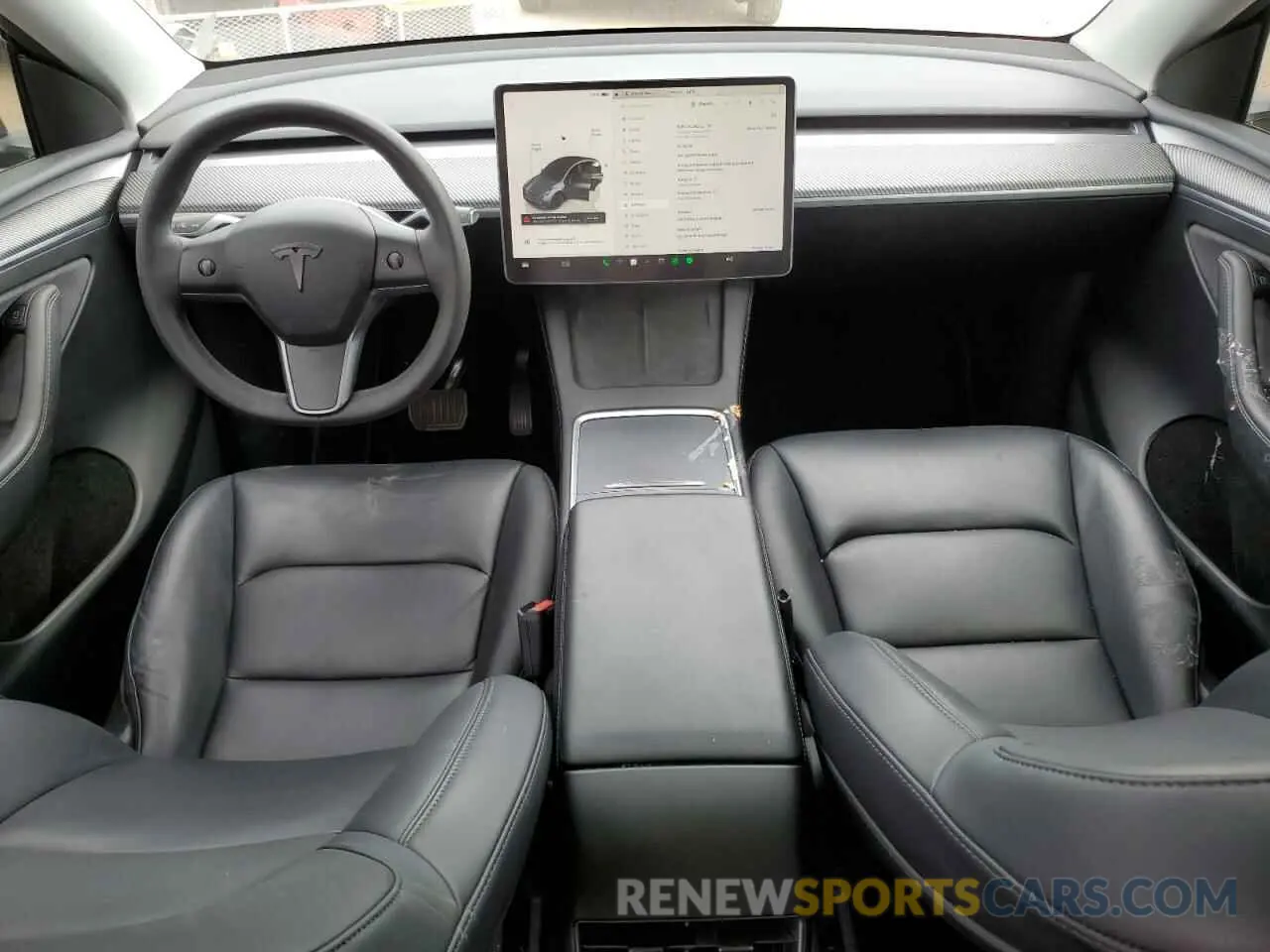 8 Photograph of a damaged car 7SAYGDEE3NF551917 TESLA MODEL Y 2022