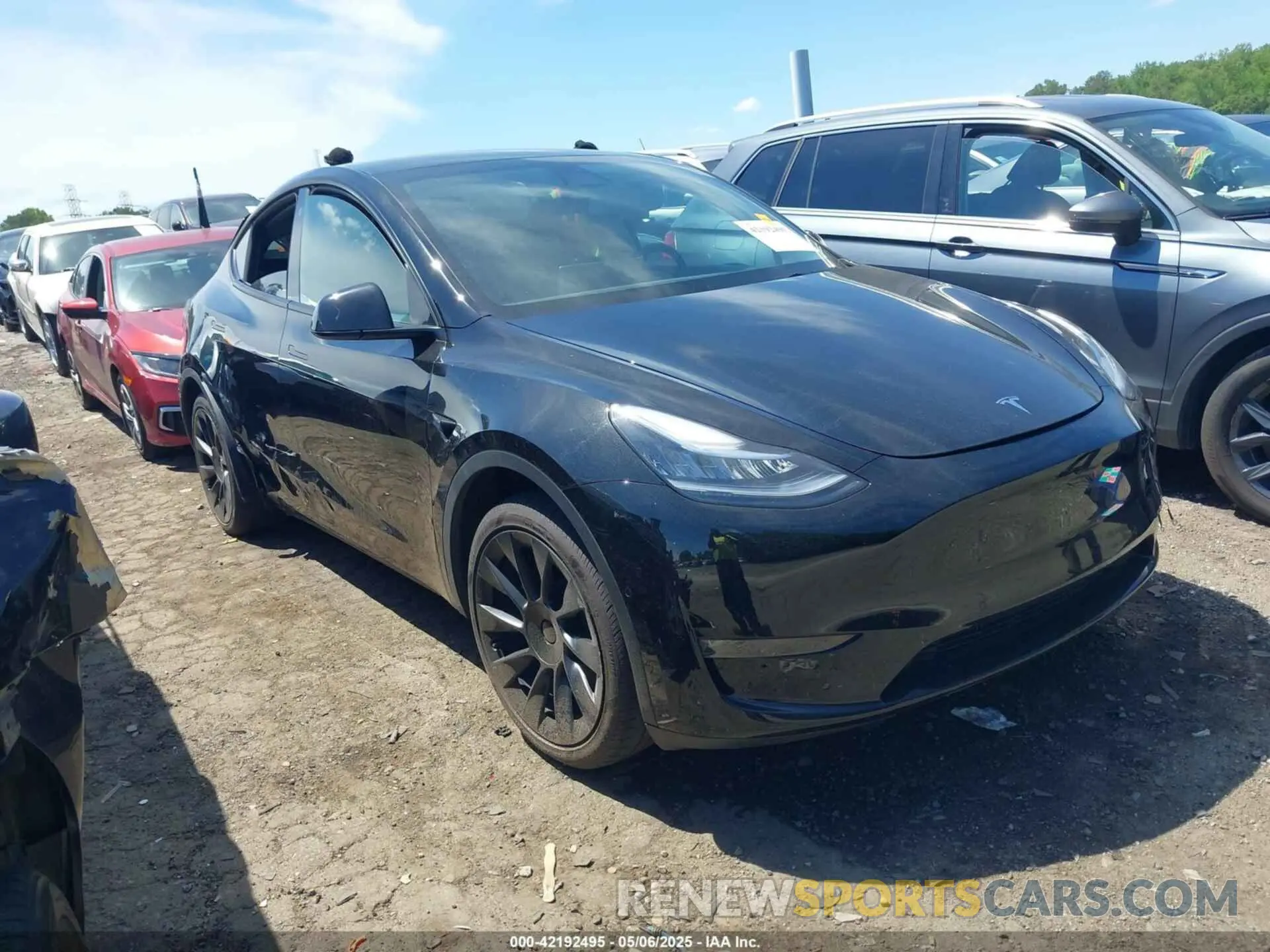 1 Photograph of a damaged car 7SAYGDEE4NA006645 TESLA MODEL Y 2022