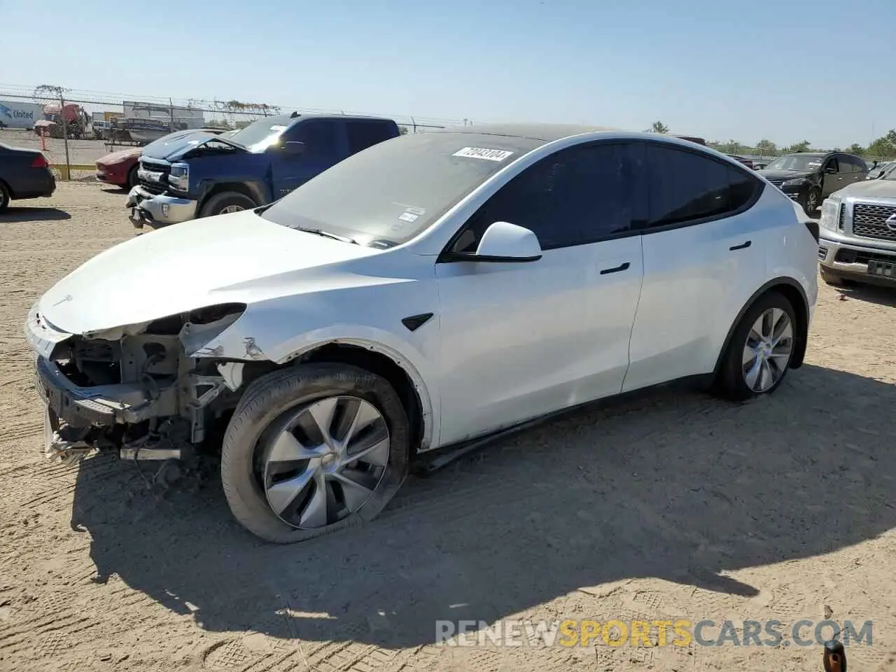 1 Photograph of a damaged car 7SAYGDEE4NA012347 TESLA MODEL Y 2022