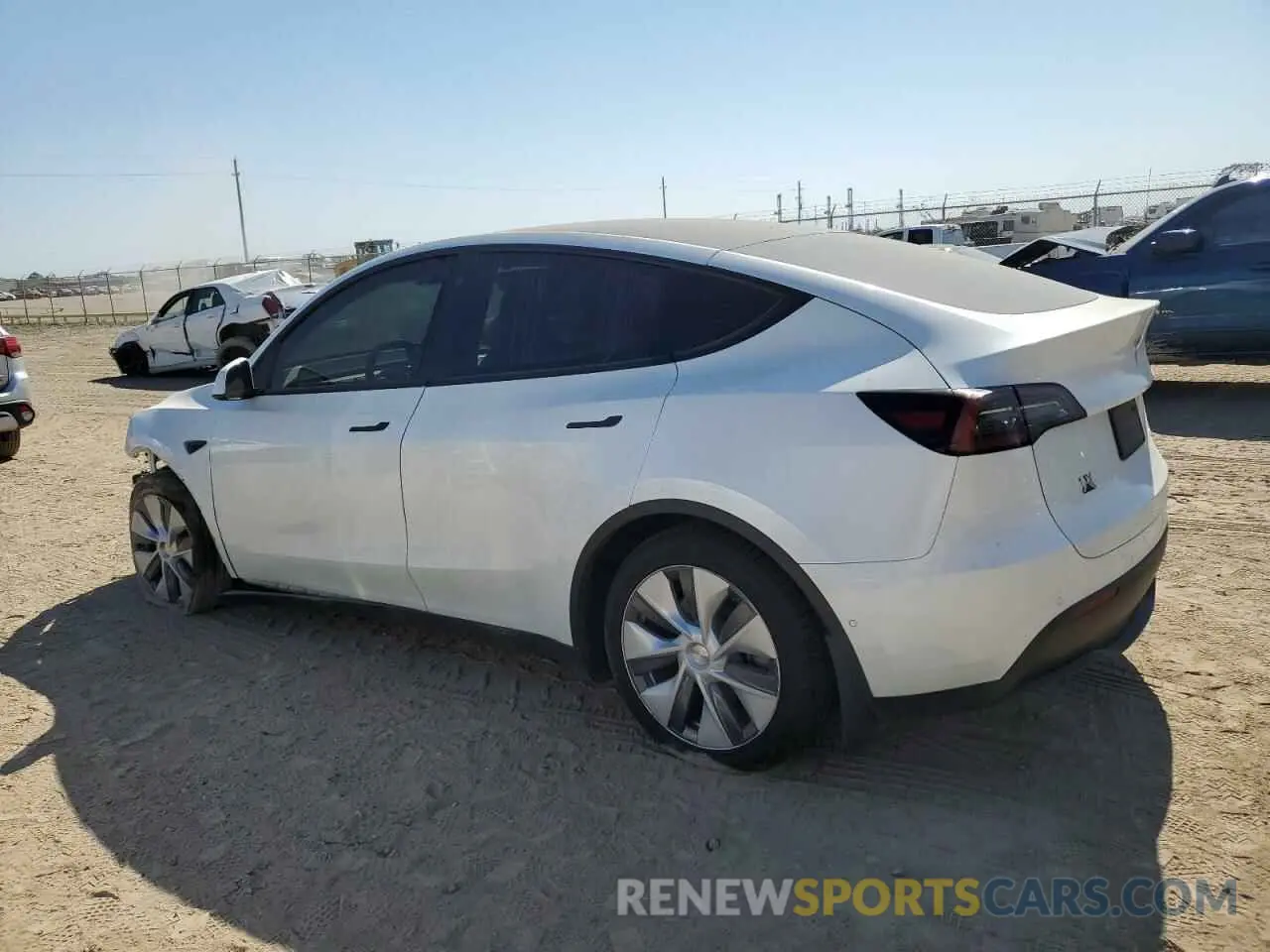 2 Photograph of a damaged car 7SAYGDEE4NA012347 TESLA MODEL Y 2022