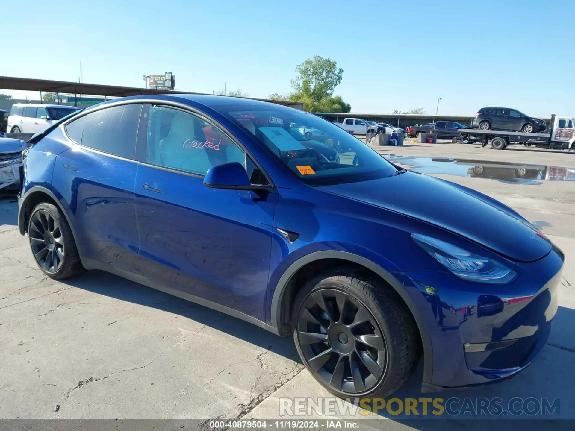 21 Photograph of a damaged car 7SAYGDEE4NF313705 TESLA MODEL Y 2022