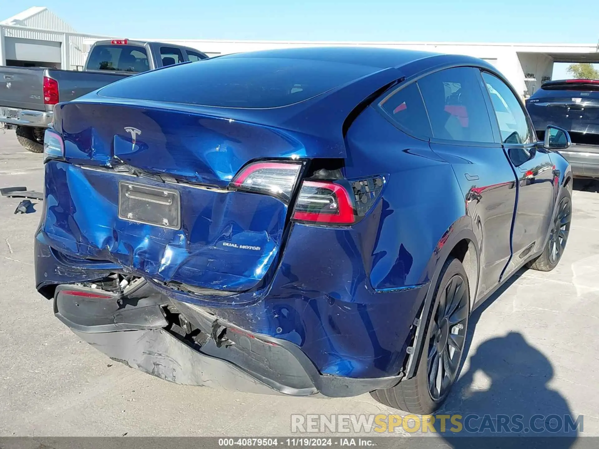 6 Photograph of a damaged car 7SAYGDEE4NF313705 TESLA MODEL Y 2022
