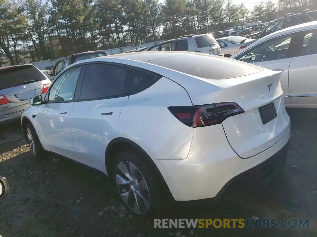 2 Photograph of a damaged car 7SAYGDEE4NF321464 TESLA MODEL Y 2022