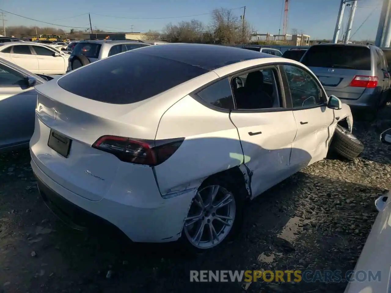 3 Photograph of a damaged car 7SAYGDEE4NF321464 TESLA MODEL Y 2022