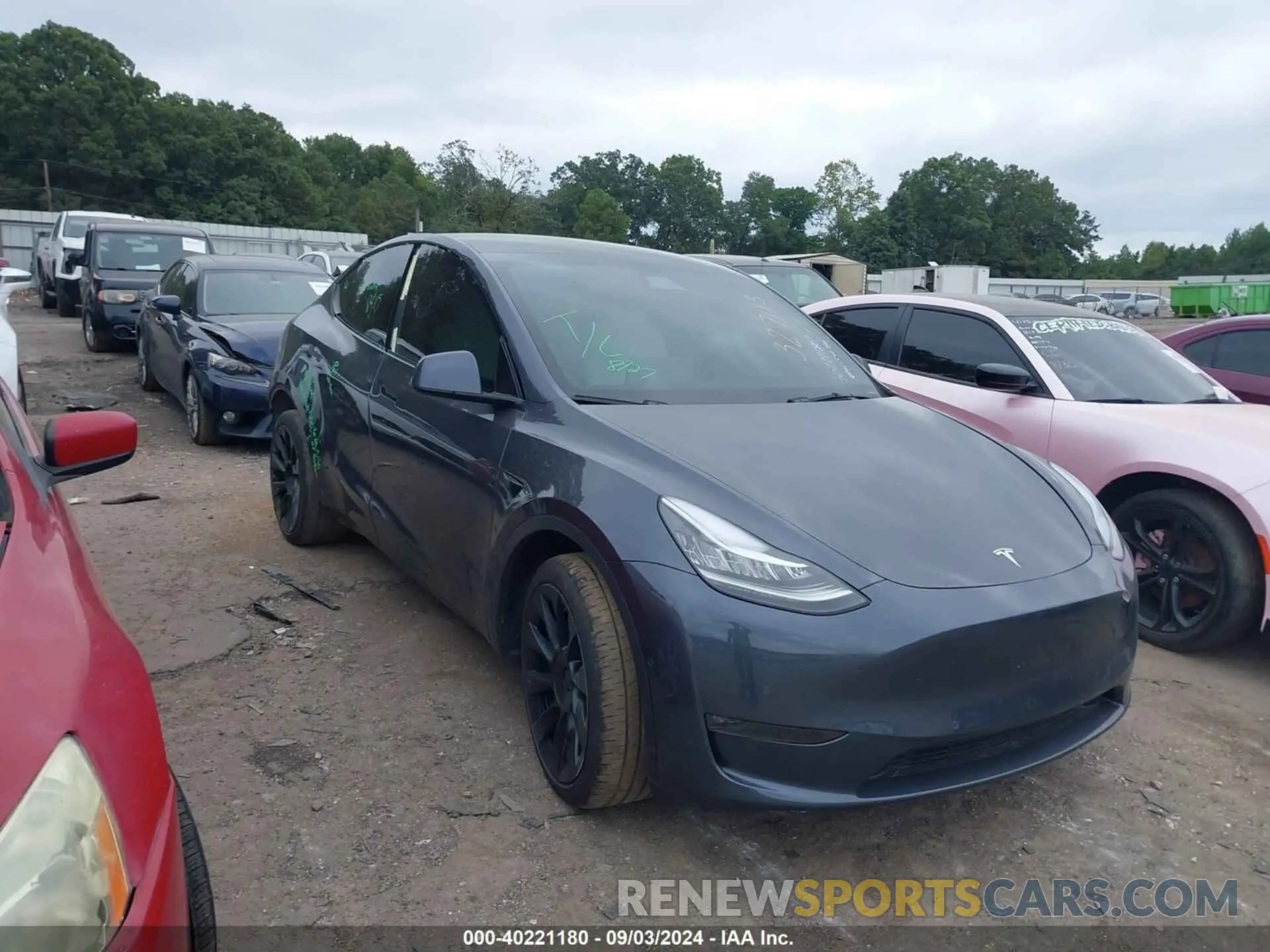 1 Photograph of a damaged car 7SAYGDEE4NF327183 TESLA MODEL Y 2022