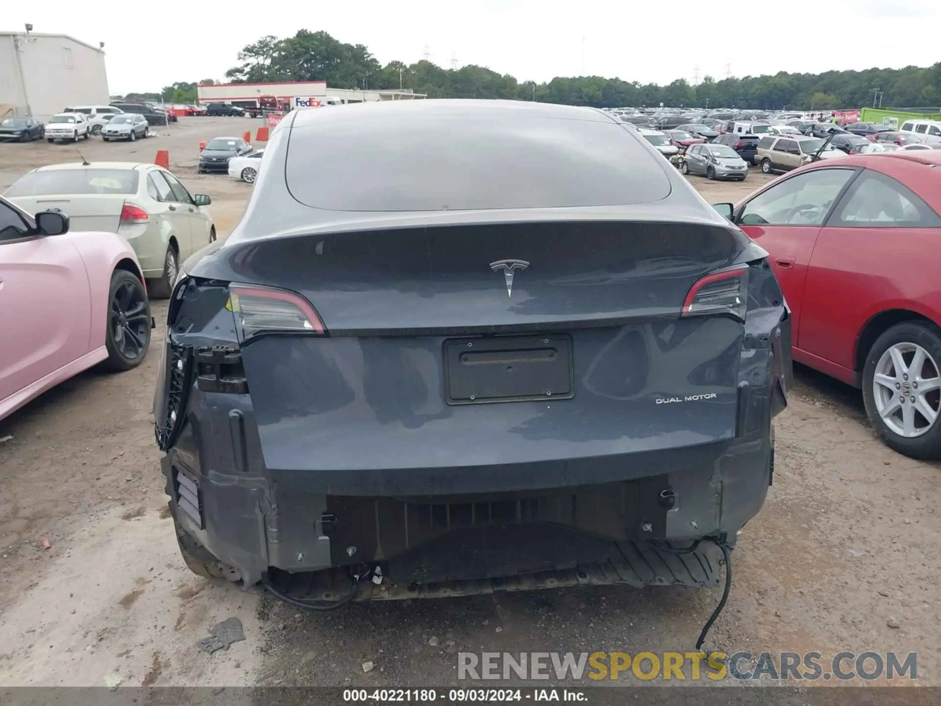 16 Photograph of a damaged car 7SAYGDEE4NF327183 TESLA MODEL Y 2022