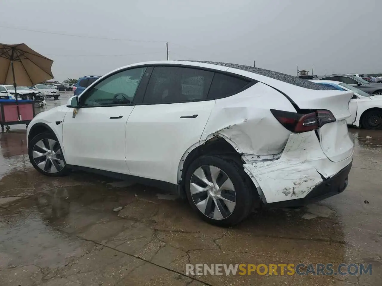 2 Photograph of a damaged car 7SAYGDEE4NF329743 TESLA MODEL Y 2022