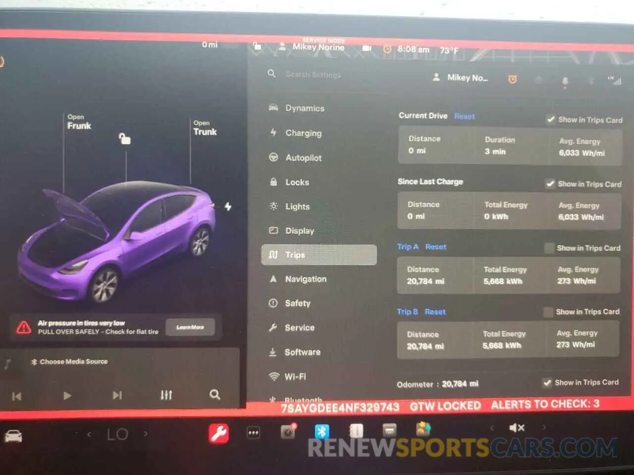 9 Photograph of a damaged car 7SAYGDEE4NF329743 TESLA MODEL Y 2022