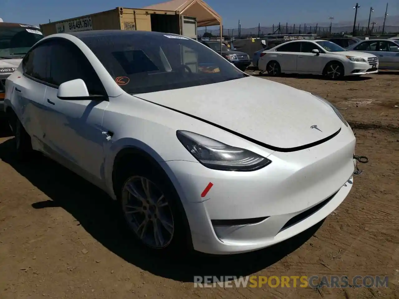 1 Photograph of a damaged car 7SAYGDEE4NF346719 TESLA MODEL Y 2022