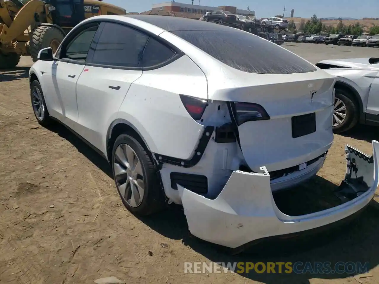 3 Photograph of a damaged car 7SAYGDEE4NF346719 TESLA MODEL Y 2022