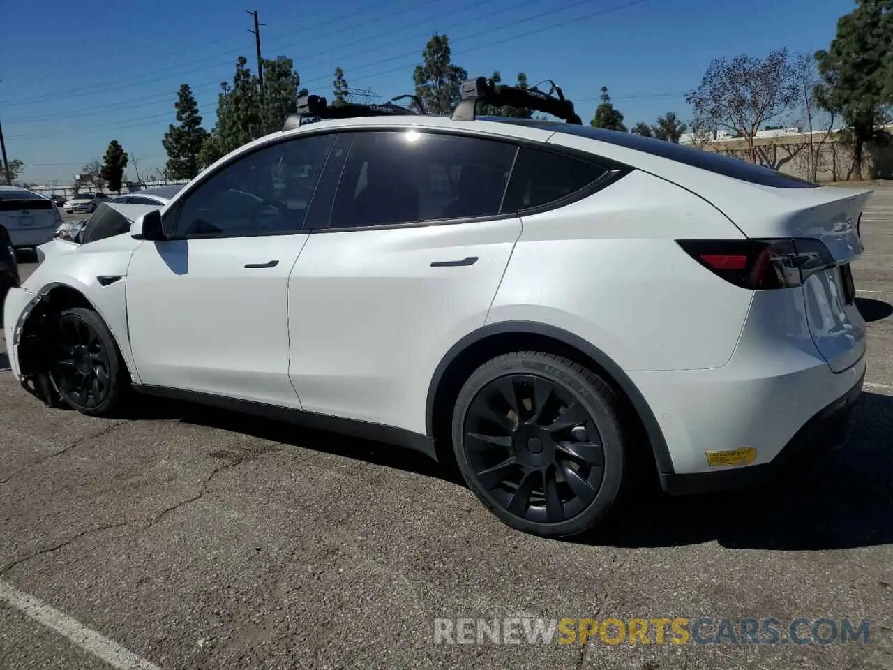 2 Photograph of a damaged car 7SAYGDEE4NF357428 TESLA MODEL Y 2022