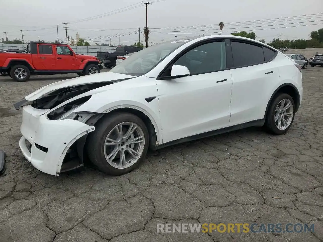 1 Photograph of a damaged car 7SAYGDEE4NF364430 TESLA MODEL Y 2022