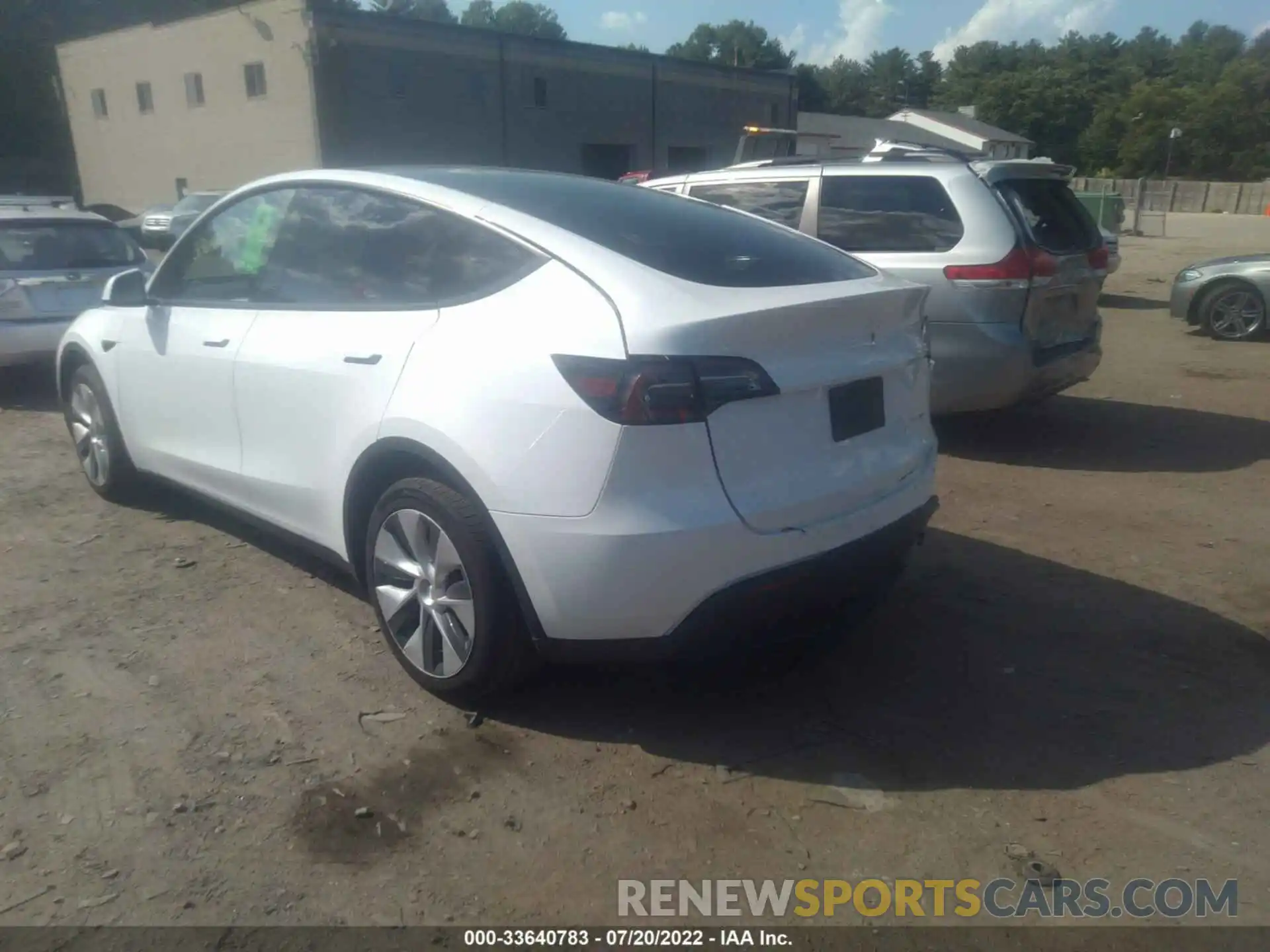 3 Photograph of a damaged car 7SAYGDEE4NF376139 TESLA MODEL Y 2022