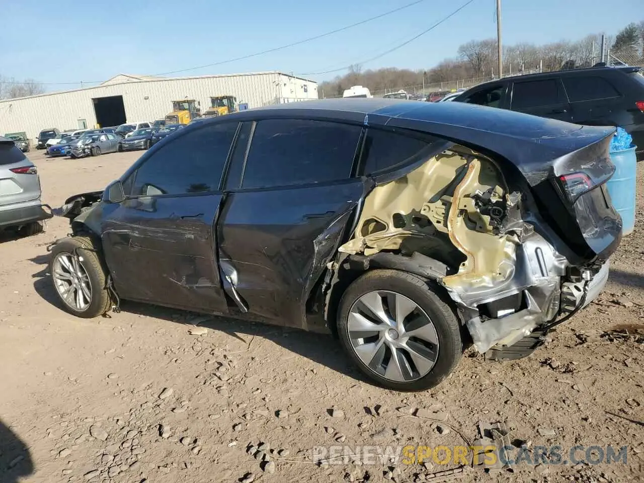 2 Photograph of a damaged car 7SAYGDEE4NF376402 TESLA MODEL Y 2022