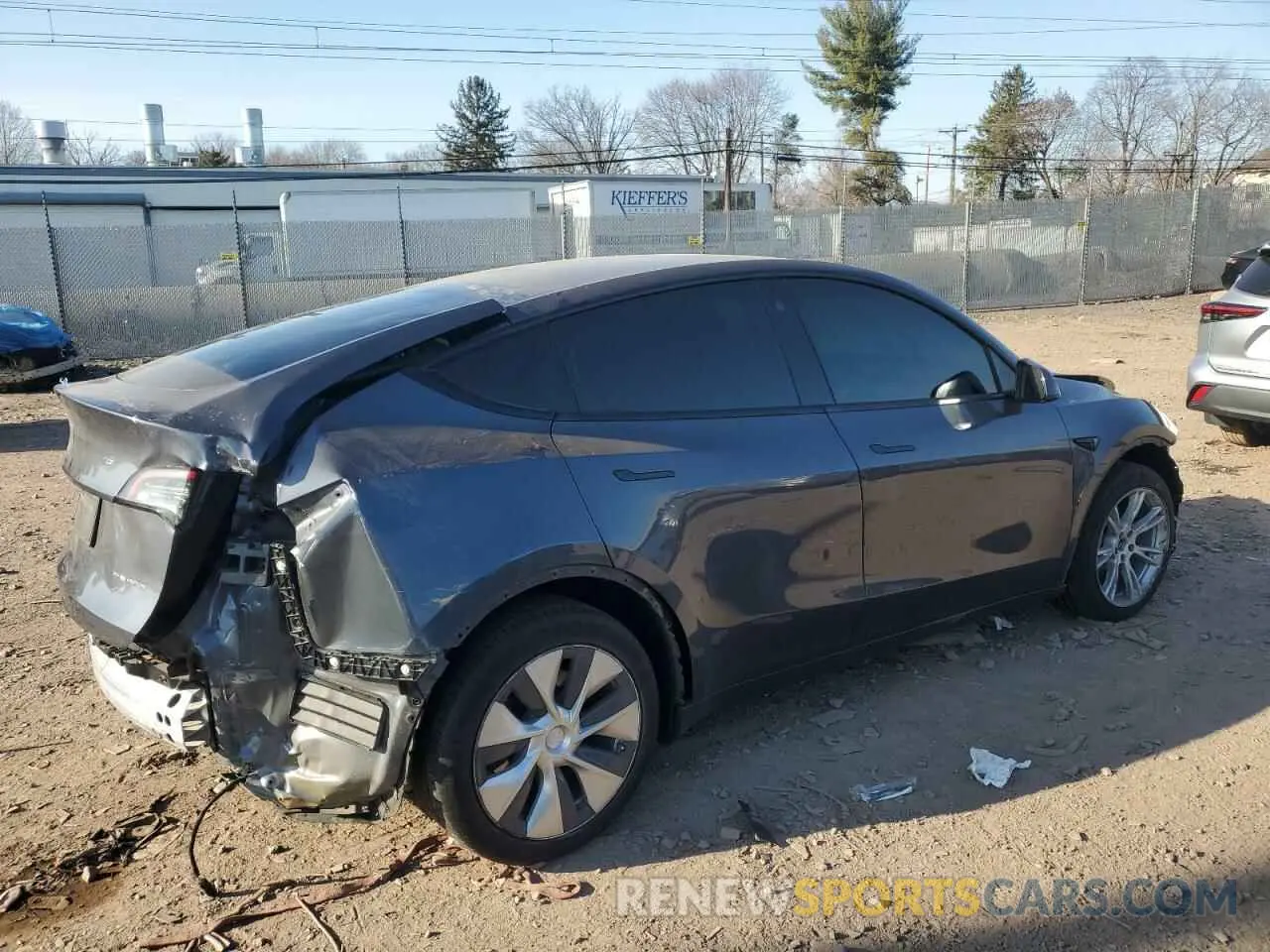 3 Photograph of a damaged car 7SAYGDEE4NF376402 TESLA MODEL Y 2022