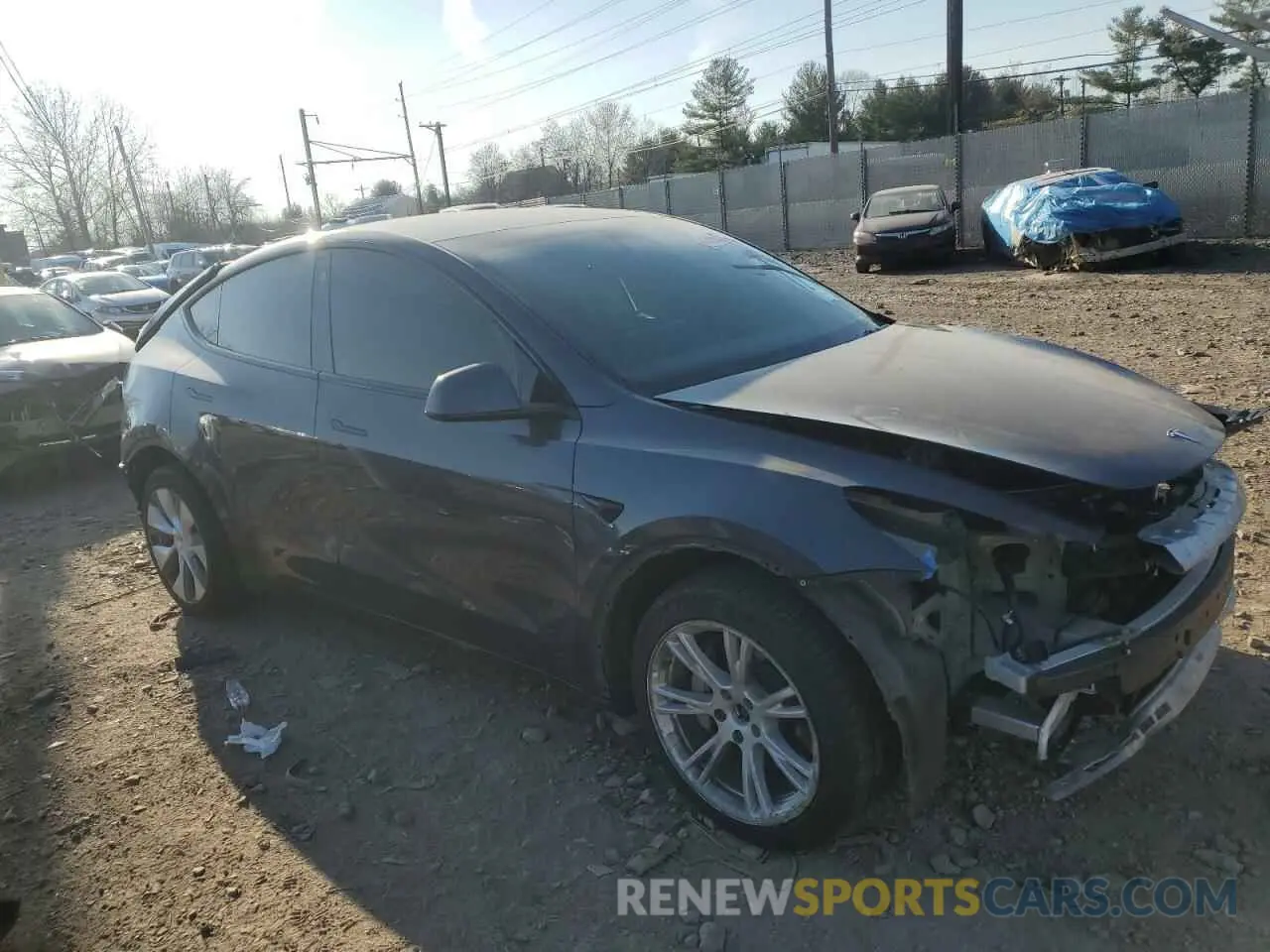 4 Photograph of a damaged car 7SAYGDEE4NF376402 TESLA MODEL Y 2022