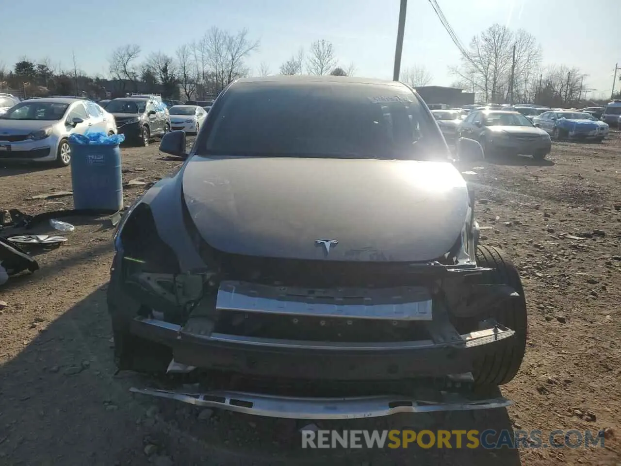 5 Photograph of a damaged car 7SAYGDEE4NF376402 TESLA MODEL Y 2022