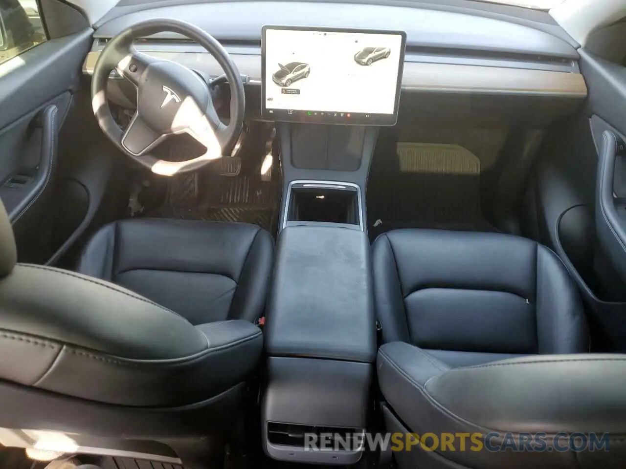 8 Photograph of a damaged car 7SAYGDEE4NF376402 TESLA MODEL Y 2022