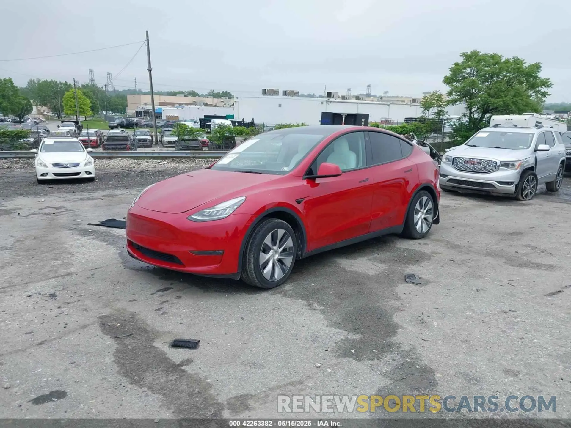 2 Photograph of a damaged car 7SAYGDEE4NF379574 TESLA MODEL Y 2022