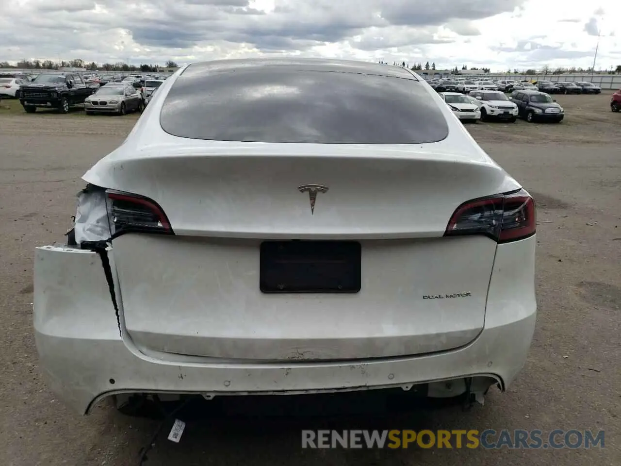 6 Photograph of a damaged car 7SAYGDEE4NF402447 TESLA MODEL Y 2022