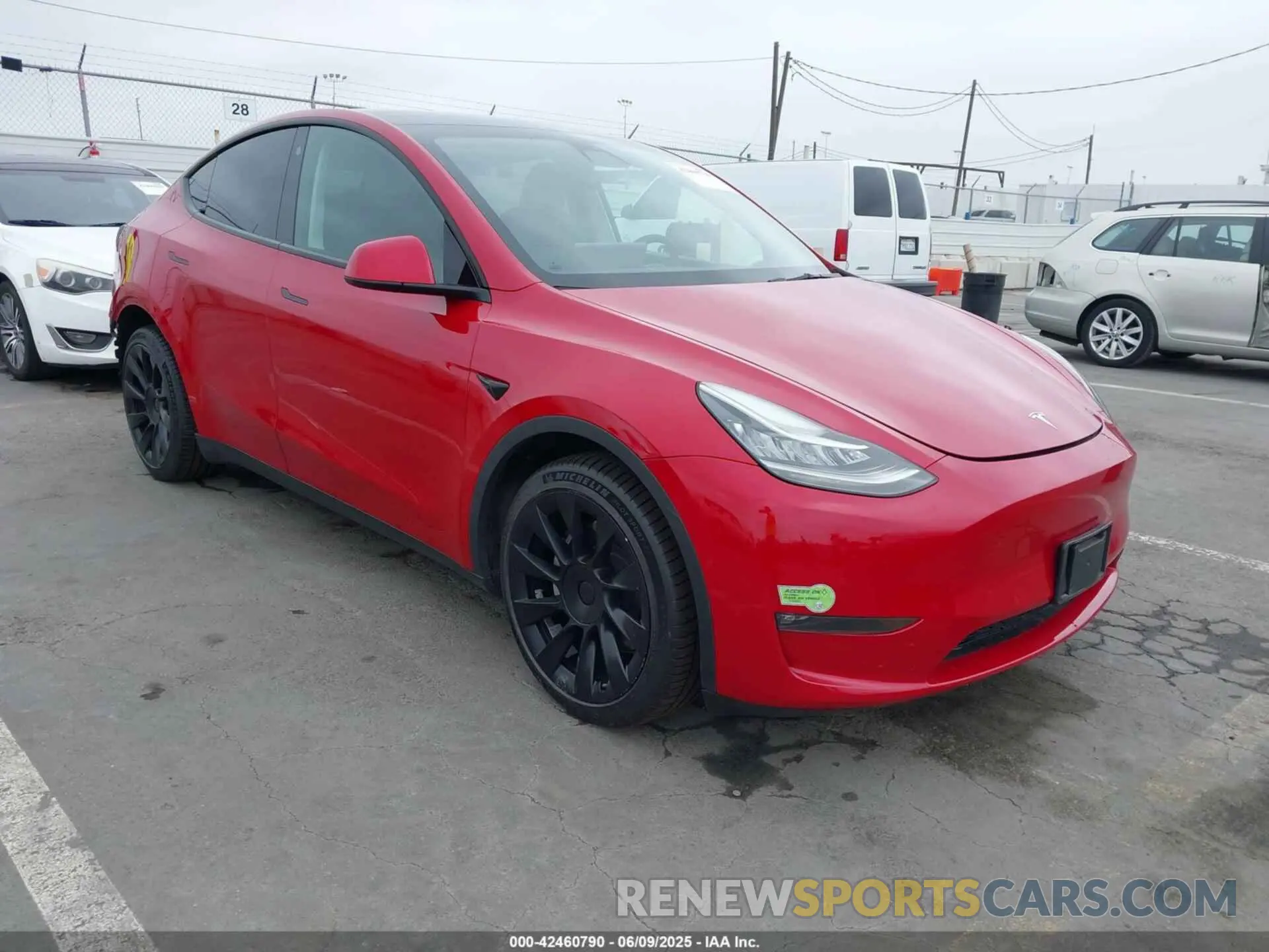 1 Photograph of a damaged car 7SAYGDEE4NF403890 TESLA MODEL Y 2022