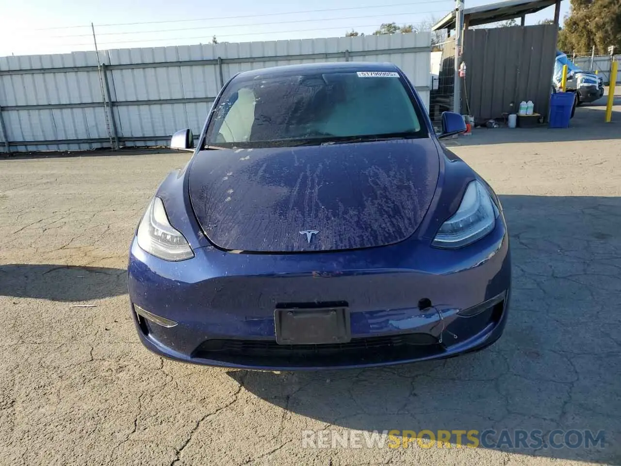5 Photograph of a damaged car 7SAYGDEE4NF408202 TESLA MODEL Y 2022