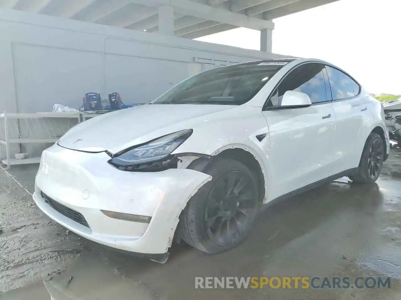 1 Photograph of a damaged car 7SAYGDEE4NF449655 TESLA MODEL Y 2022