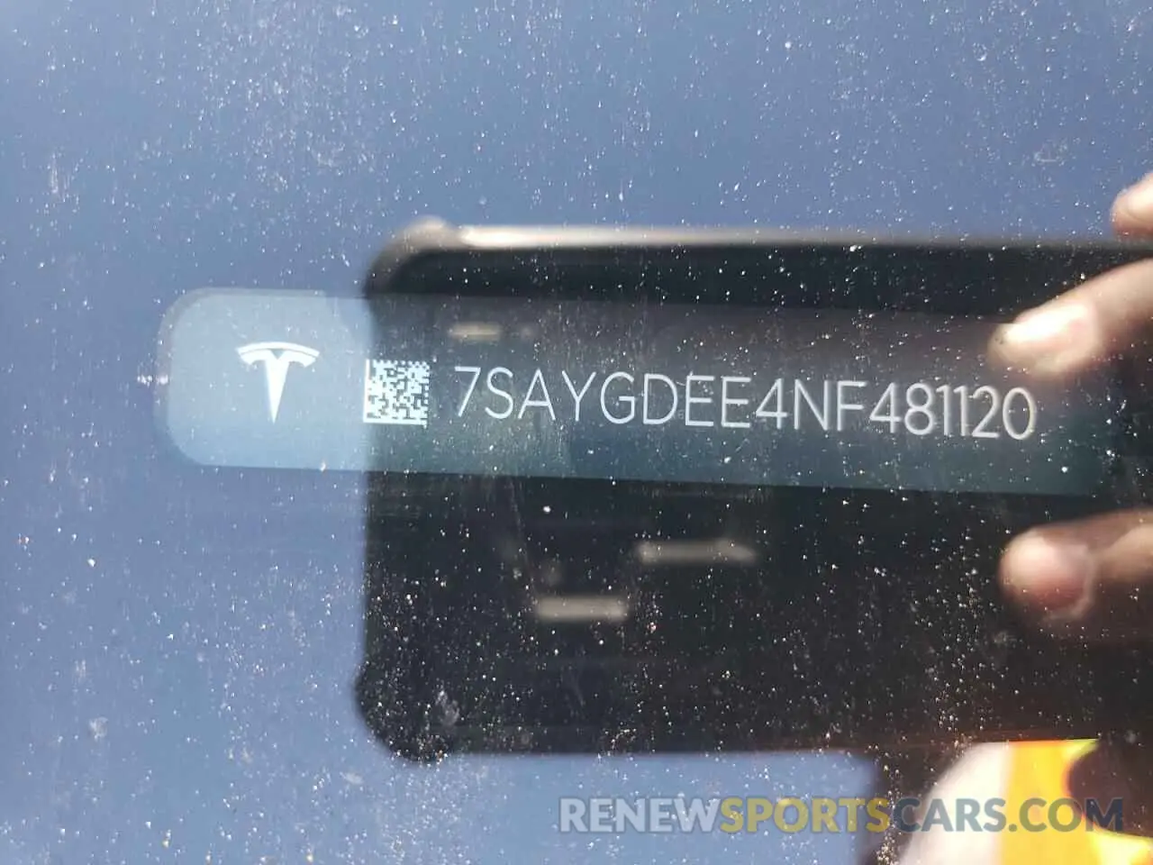 13 Photograph of a damaged car 7SAYGDEE4NF481120 TESLA MODEL Y 2022
