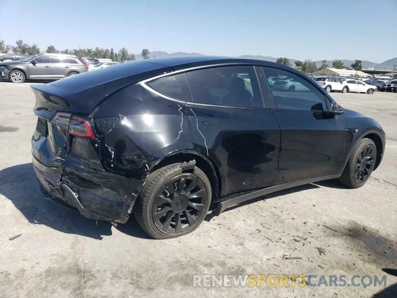3 Photograph of a damaged car 7SAYGDEE4NF481120 TESLA MODEL Y 2022