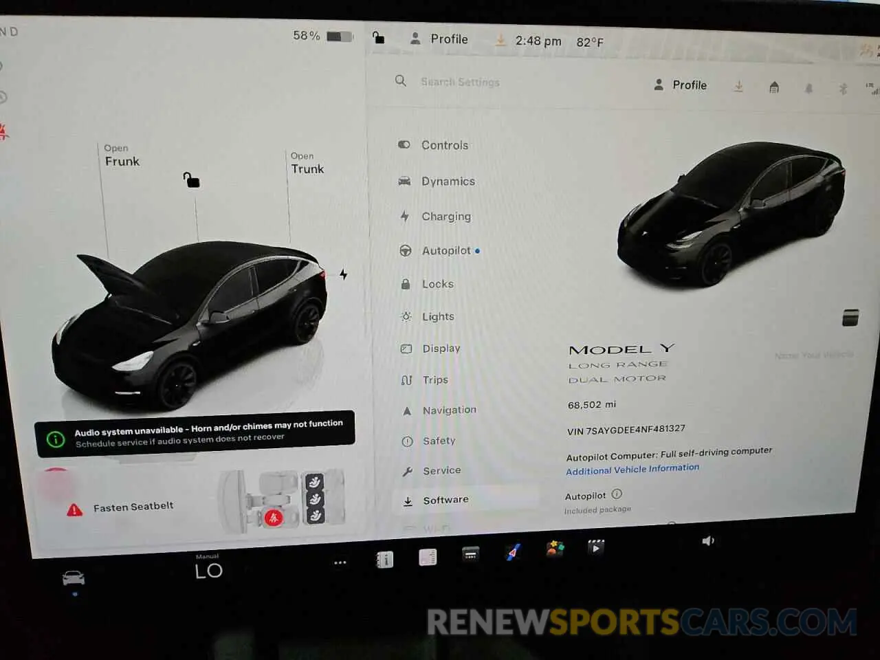 9 Photograph of a damaged car 7SAYGDEE4NF481327 TESLA MODEL Y 2022