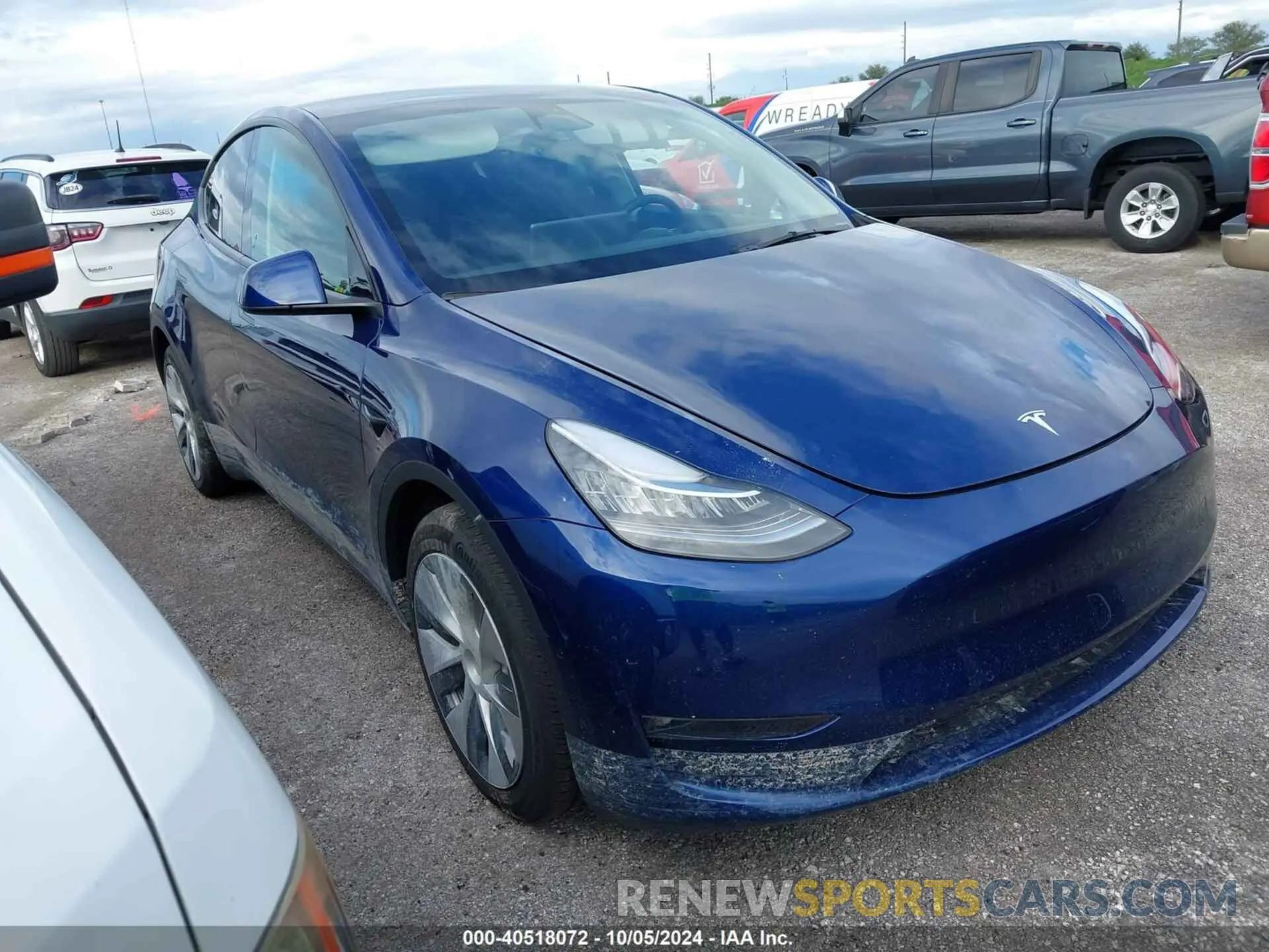 1 Photograph of a damaged car 7SAYGDEE4NF494711 TESLA MODEL Y 2022