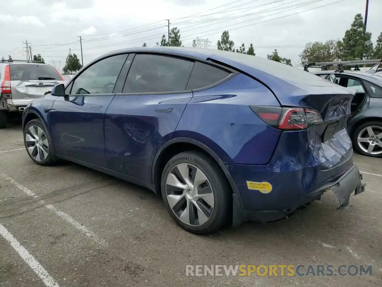 2 Photograph of a damaged car 7SAYGDEE4NF504377 TESLA MODEL Y 2022