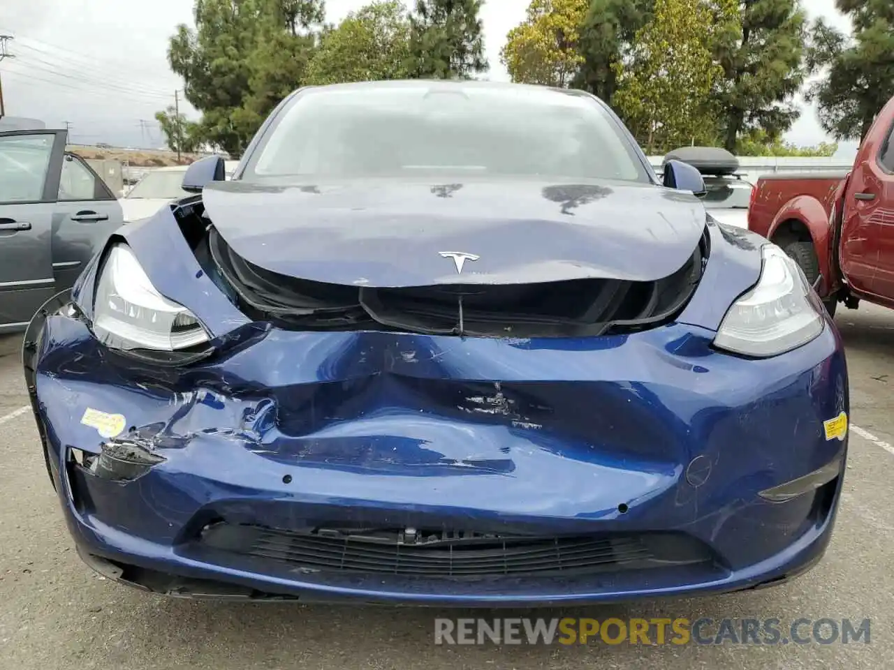 5 Photograph of a damaged car 7SAYGDEE4NF504377 TESLA MODEL Y 2022