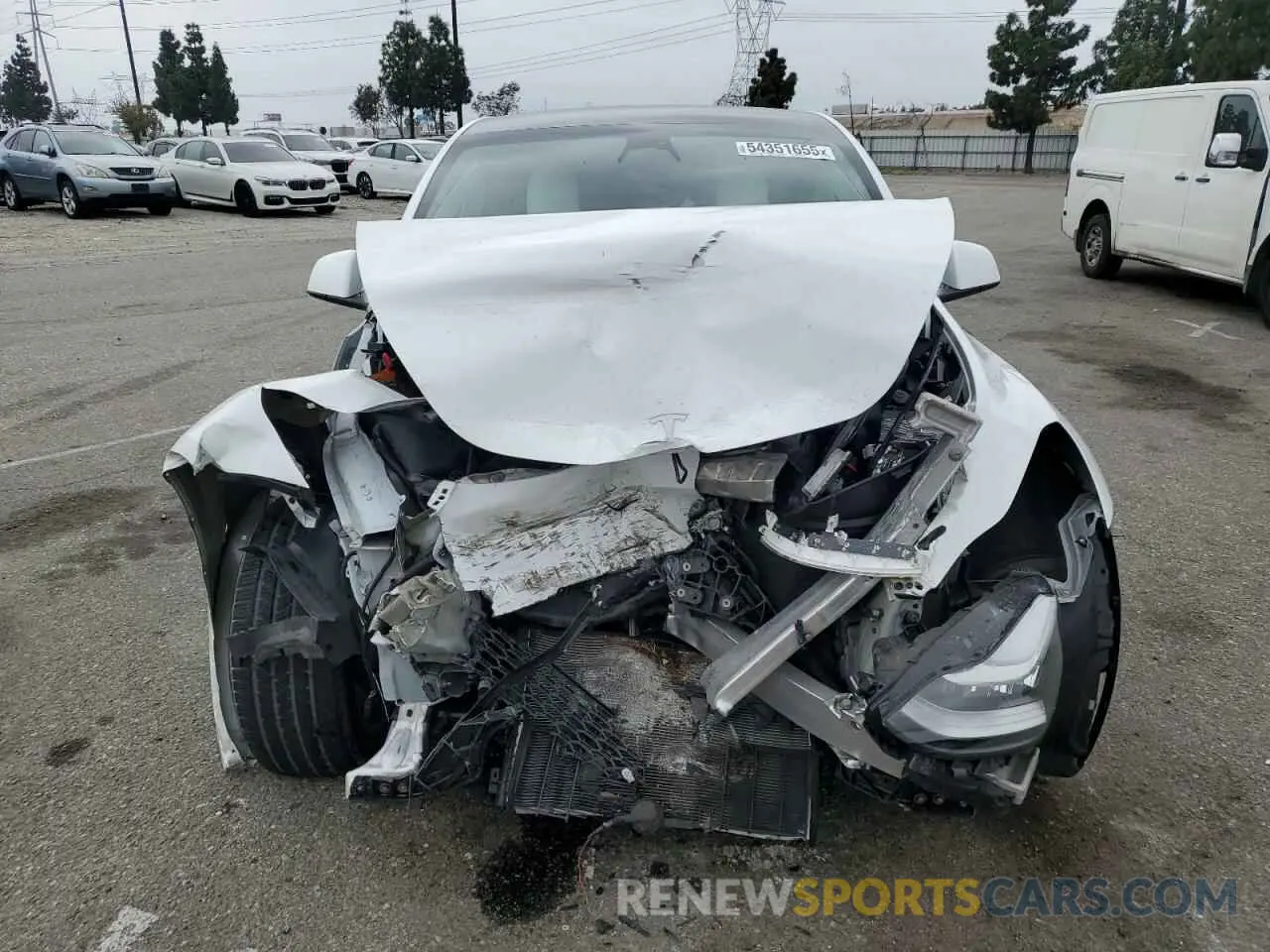 5 Photograph of a damaged car 7SAYGDEE4NF513757 TESLA MODEL Y 2022