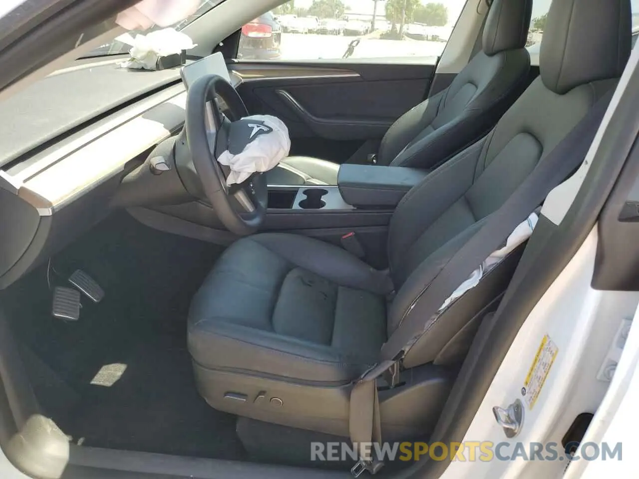 7 Photograph of a damaged car 7SAYGDEE4NF557614 TESLA MODEL Y 2022