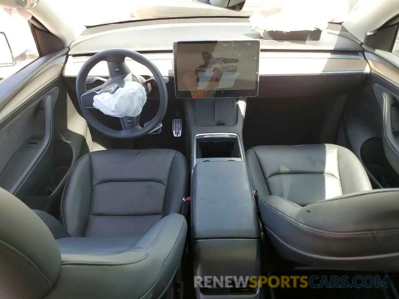 8 Photograph of a damaged car 7SAYGDEE4NF557614 TESLA MODEL Y 2022