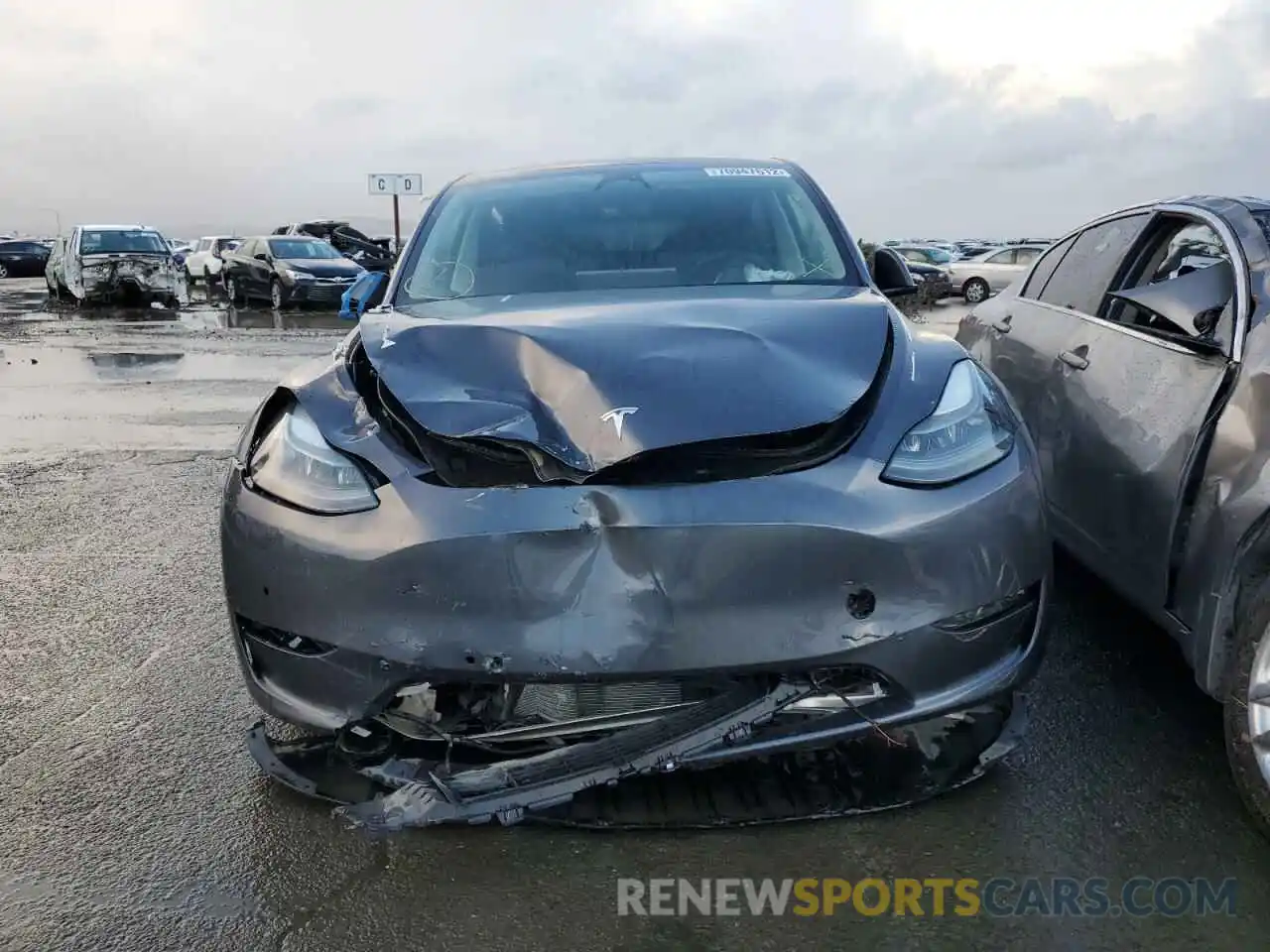 5 Photograph of a damaged car 7SAYGDEE4NF558827 TESLA MODEL Y 2022