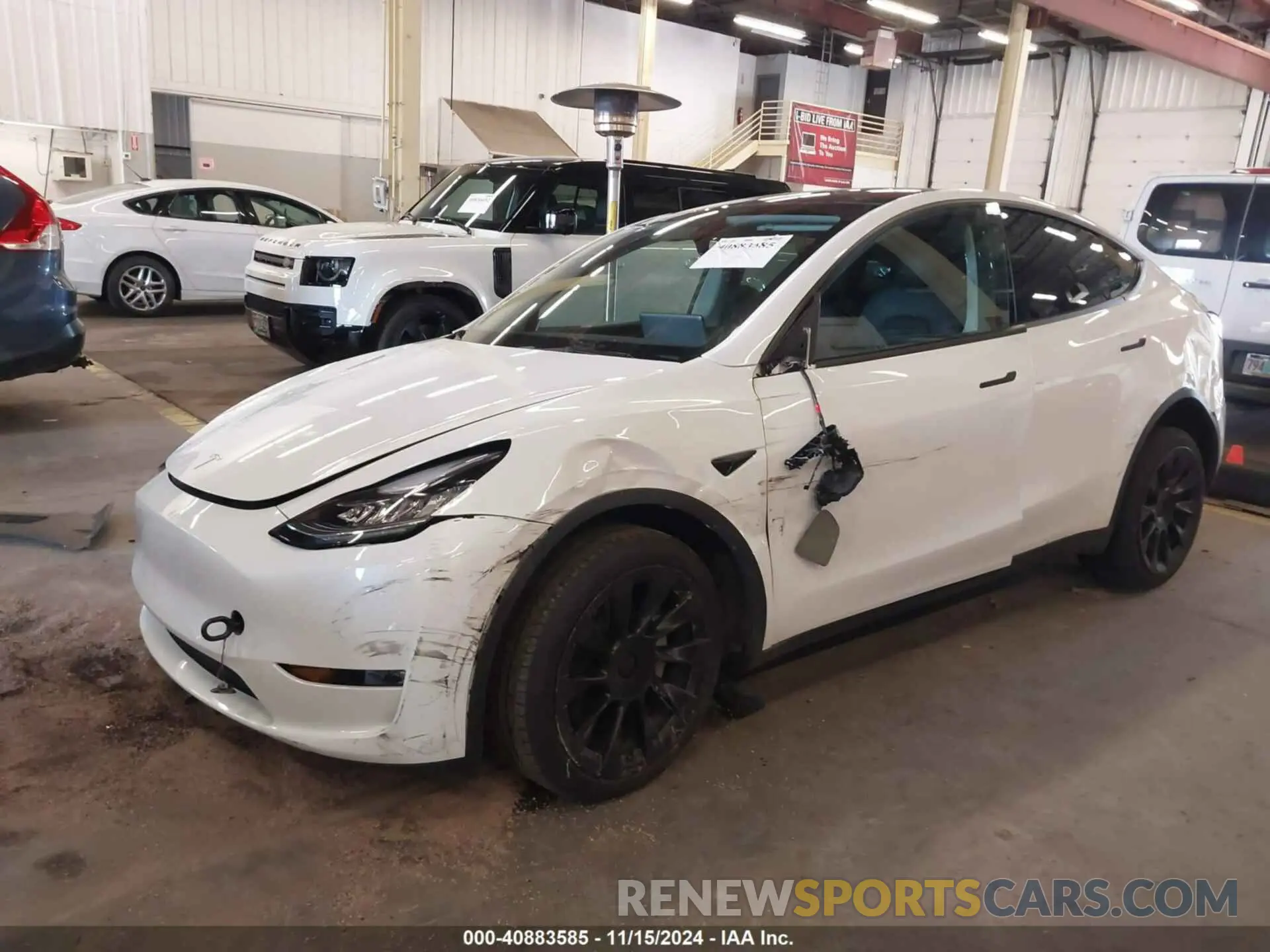2 Photograph of a damaged car 7SAYGDEE4NF571738 TESLA MODEL Y 2022