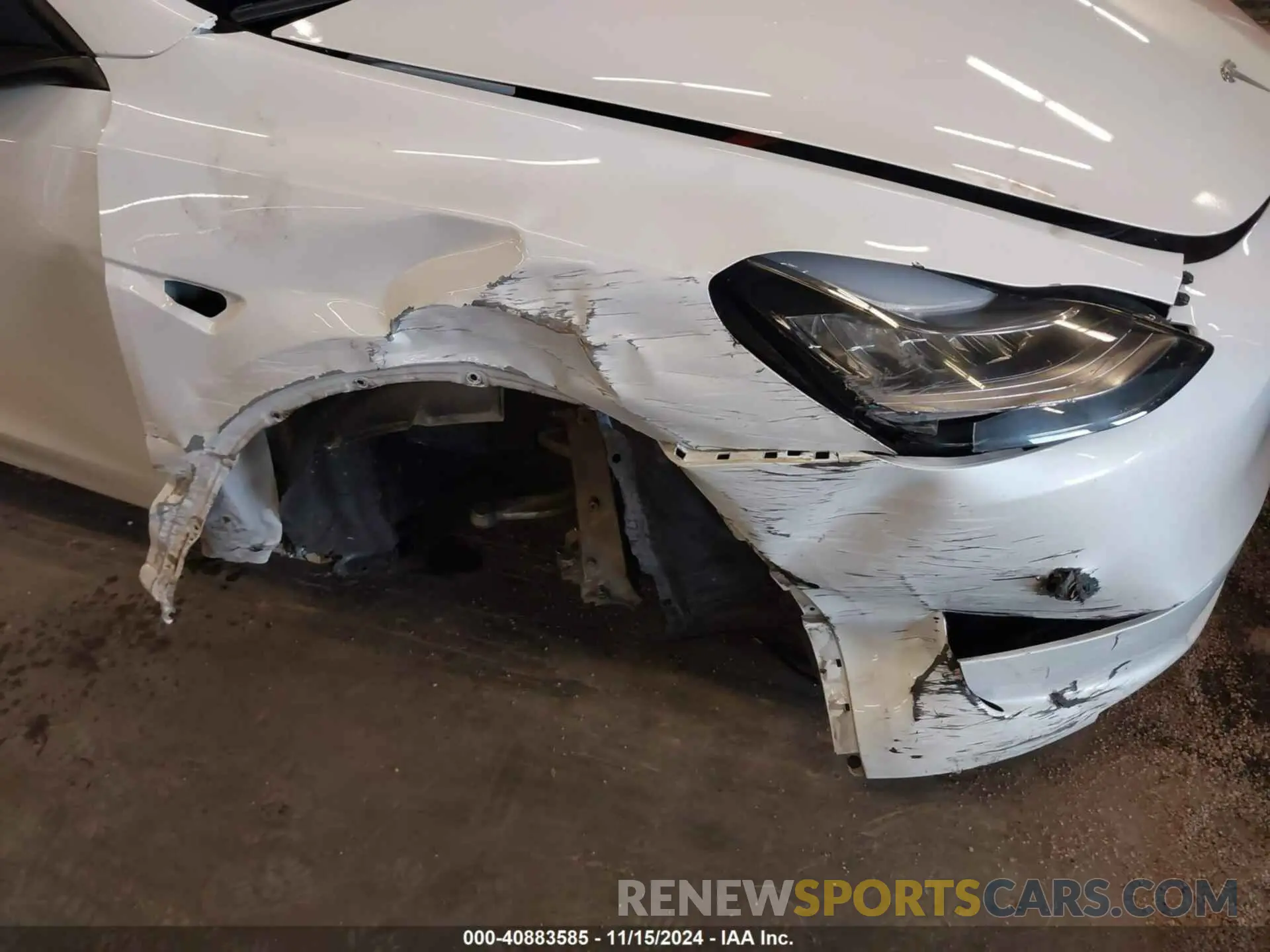 6 Photograph of a damaged car 7SAYGDEE4NF571738 TESLA MODEL Y 2022