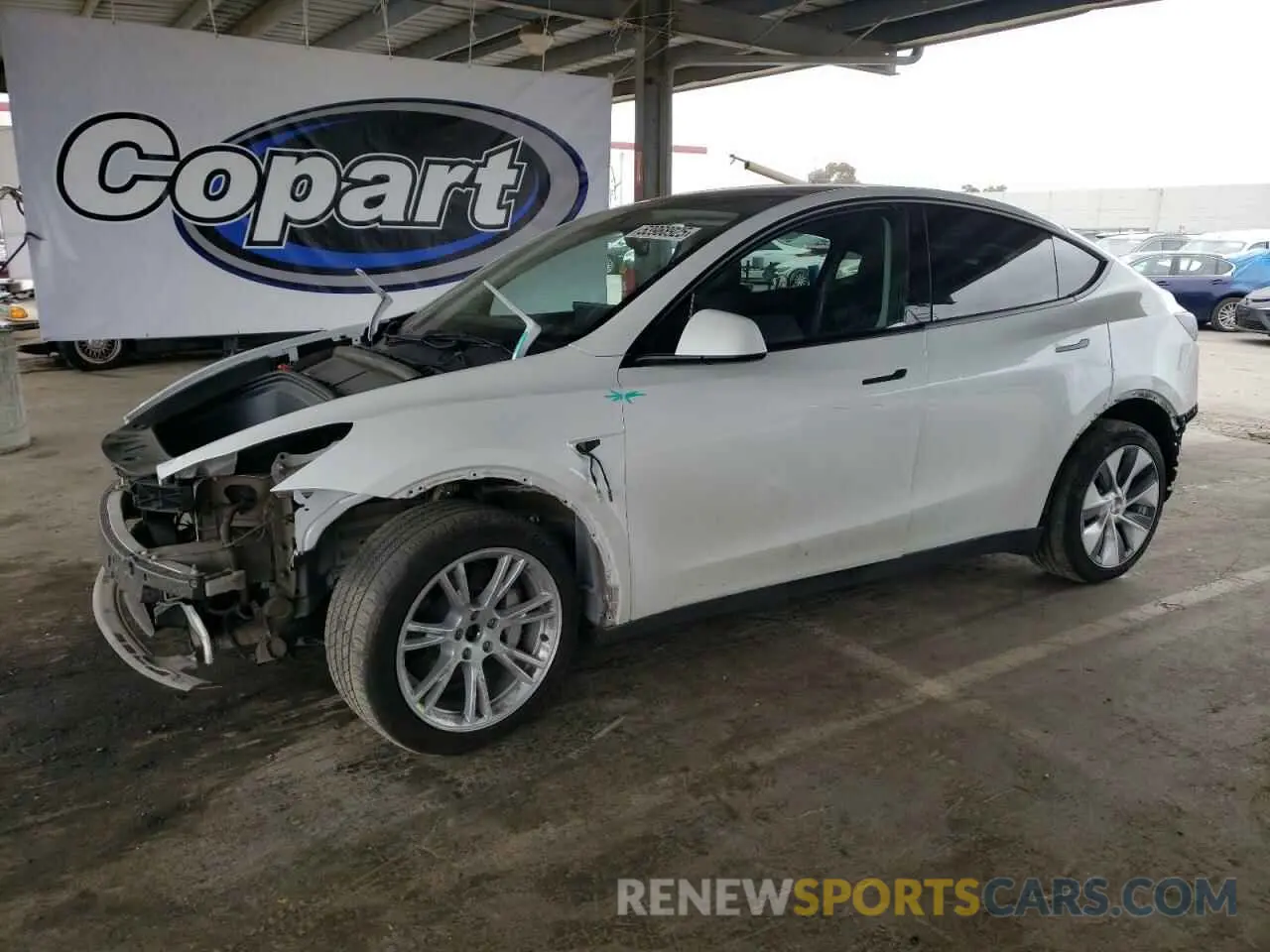 1 Photograph of a damaged car 7SAYGDEE4NF576275 TESLA MODEL Y 2022