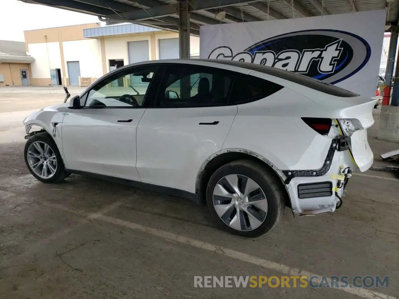2 Photograph of a damaged car 7SAYGDEE4NF576275 TESLA MODEL Y 2022