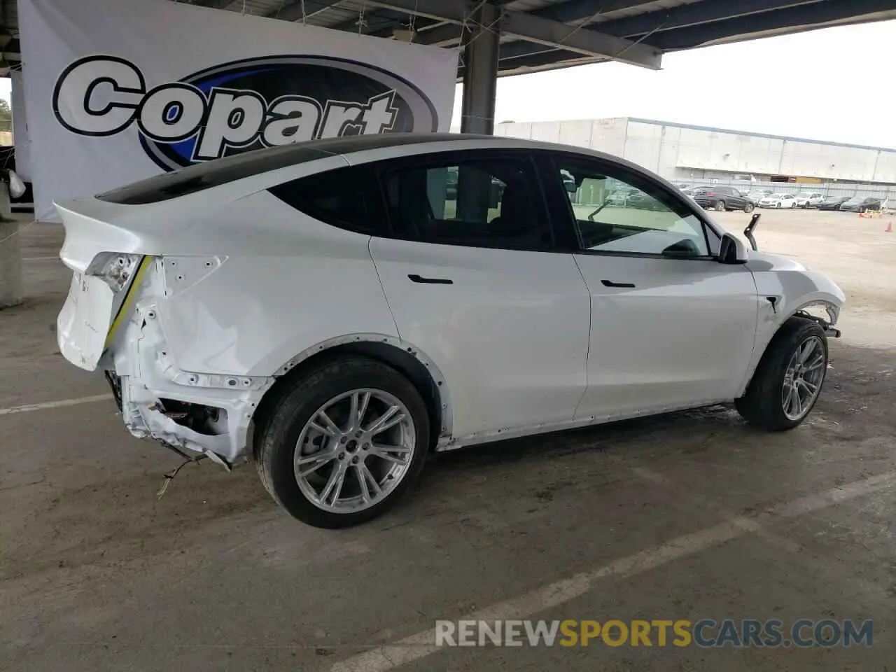 3 Photograph of a damaged car 7SAYGDEE4NF576275 TESLA MODEL Y 2022