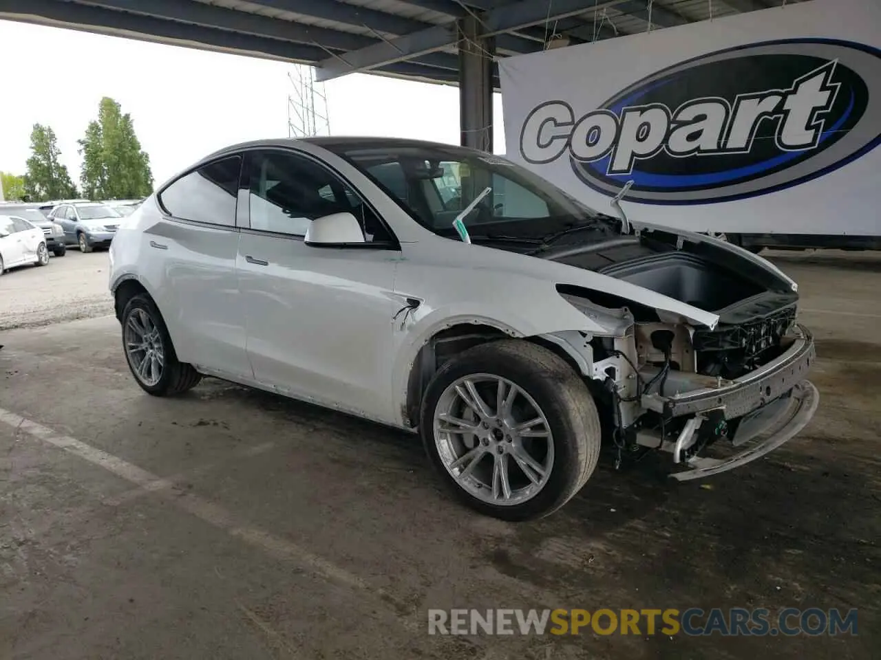 4 Photograph of a damaged car 7SAYGDEE4NF576275 TESLA MODEL Y 2022