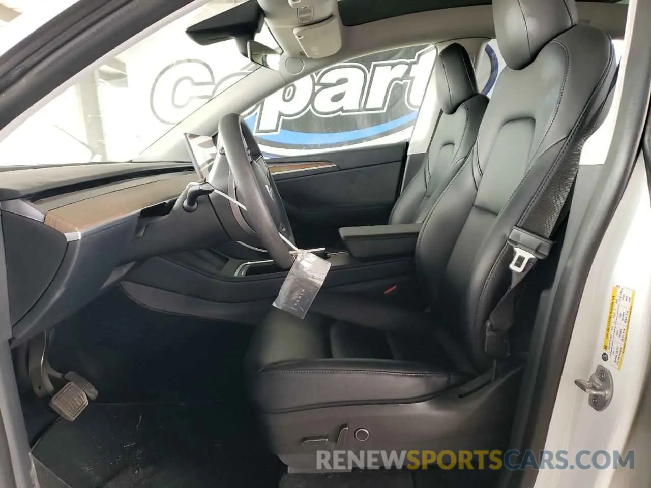 7 Photograph of a damaged car 7SAYGDEE4NF576275 TESLA MODEL Y 2022