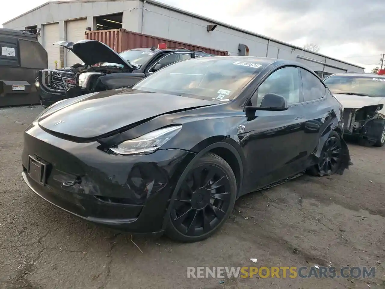 1 Photograph of a damaged car 7SAYGDEE5NA007514 TESLA MODEL Y 2022