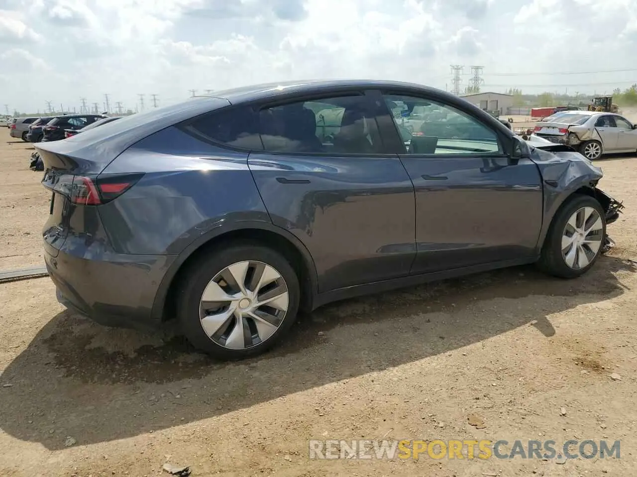 3 Photograph of a damaged car 7SAYGDEE5NA007772 TESLA MODEL Y 2022
