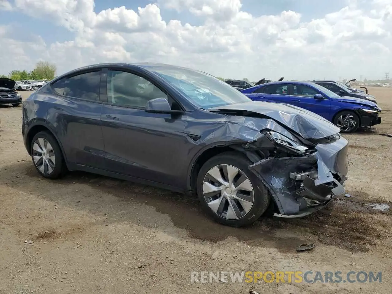 4 Photograph of a damaged car 7SAYGDEE5NA007772 TESLA MODEL Y 2022